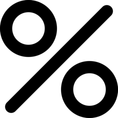 Percentage Sign Tracing Svg Vector, Free Vectors File